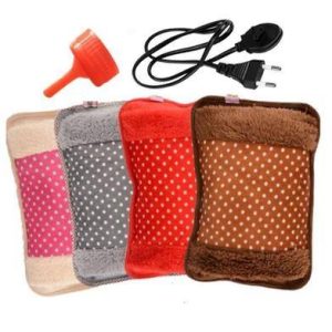 Electric Hot Water Bag Heat Pillow And Pain Remover – Multicolor
