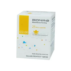 Bionime Blood Glucose GS100 Strip 25's Pack