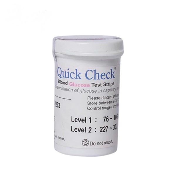 Blood Glucose QUICK CHEK Test Strips - 25 pcs - Image 3