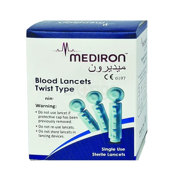 Blood Lancet Needles For Diabetes 100 pc - Image 2