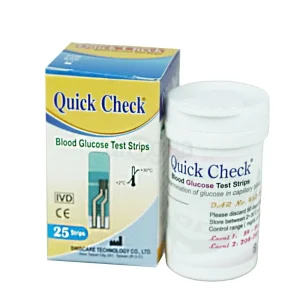 Blood Glucose QUICK CHEK Test Strips - 25 pcs