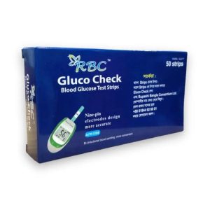RBC Gluco Check Blood Glucose Test Strip 50 PCS (foil )