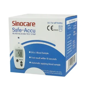 Sinocare Safe-Accu Test Strip 25's Pack