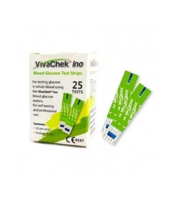 VivaChek Ino Blood Glucose Strip 25's Pack - Image 4